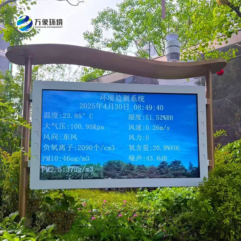 一體化全彩屏負(fù)氧離子監(jiān)測(cè)站